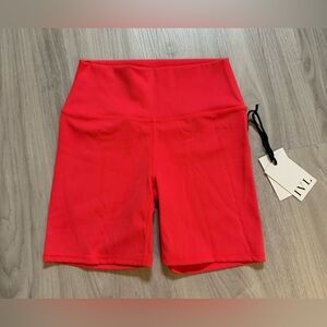 NWT IVL Collective High-Waist Bike Shorts – Fiery Coral Size 6